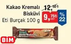 ETİ BURÇAK KAKAO KREMALI BİSKÜVİ